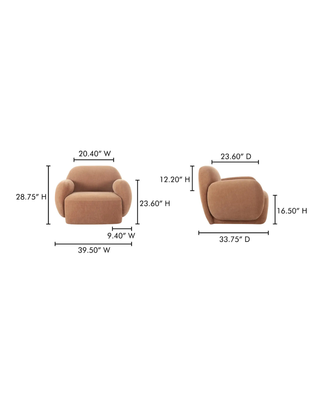 Hugo Lounge Chair - Lounge Chairs - Hello Norden