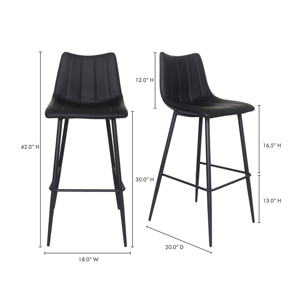 Valdemar Bar Chairs (Set of 2) - Bar Stools - Hello Norden