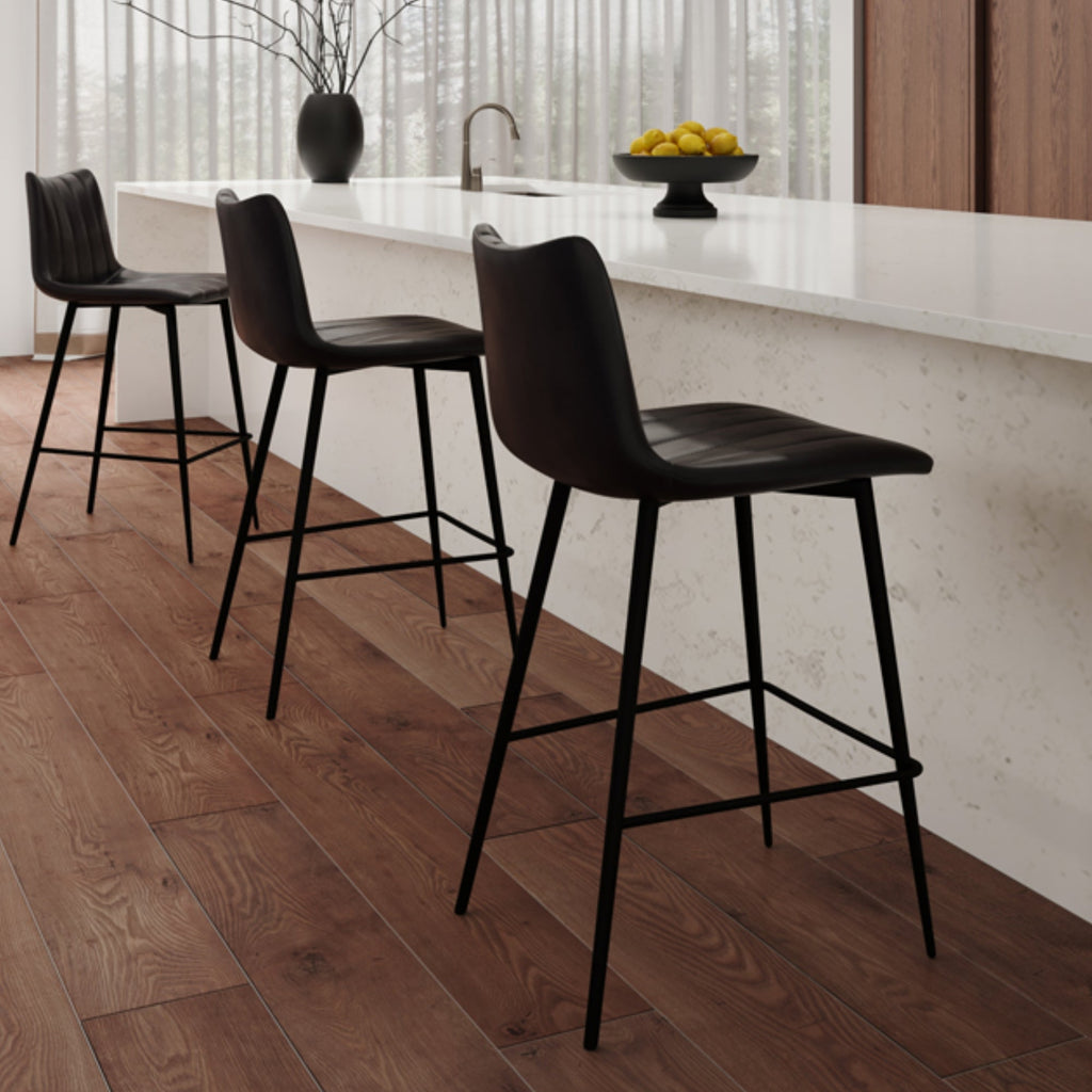 Valdemar Bar Chairs (Set of 2) - Bar Stools - Hello Norden