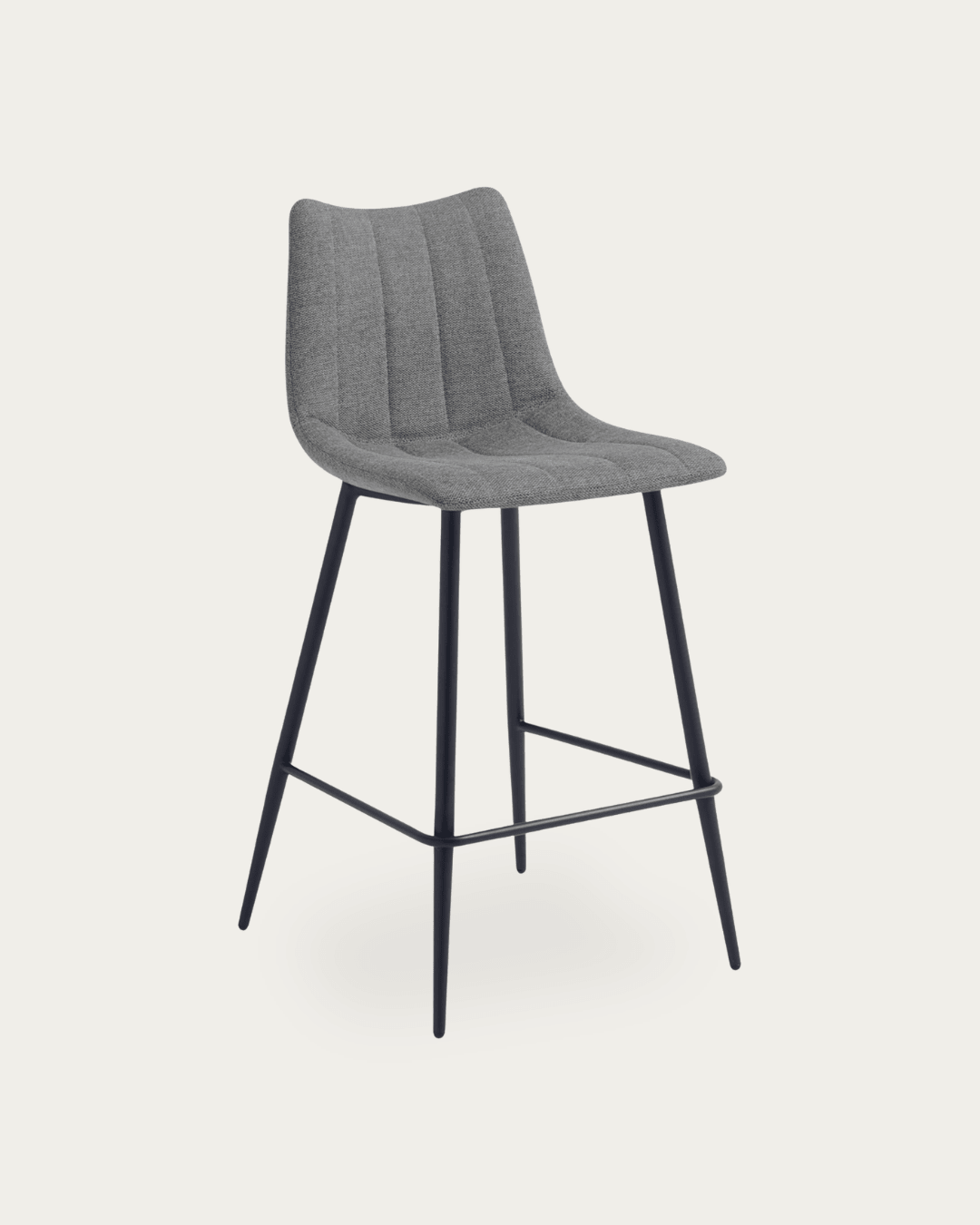 Valdemar Fabric Bar Chairs (Set of 2) - Bar Stools - Hello Norden