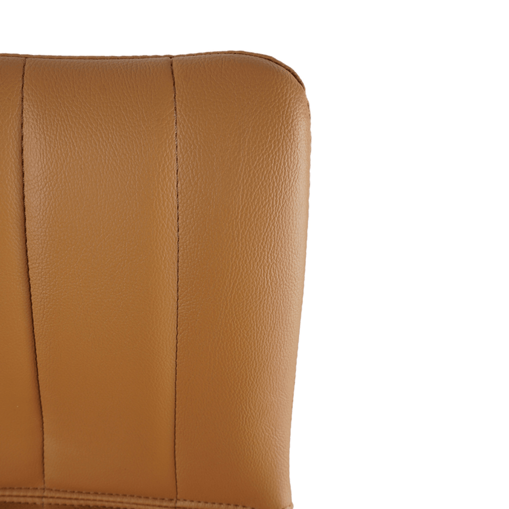 Valdemar Leather Bar Chairs (Set of 2) - Bar Stools - Hello Norden