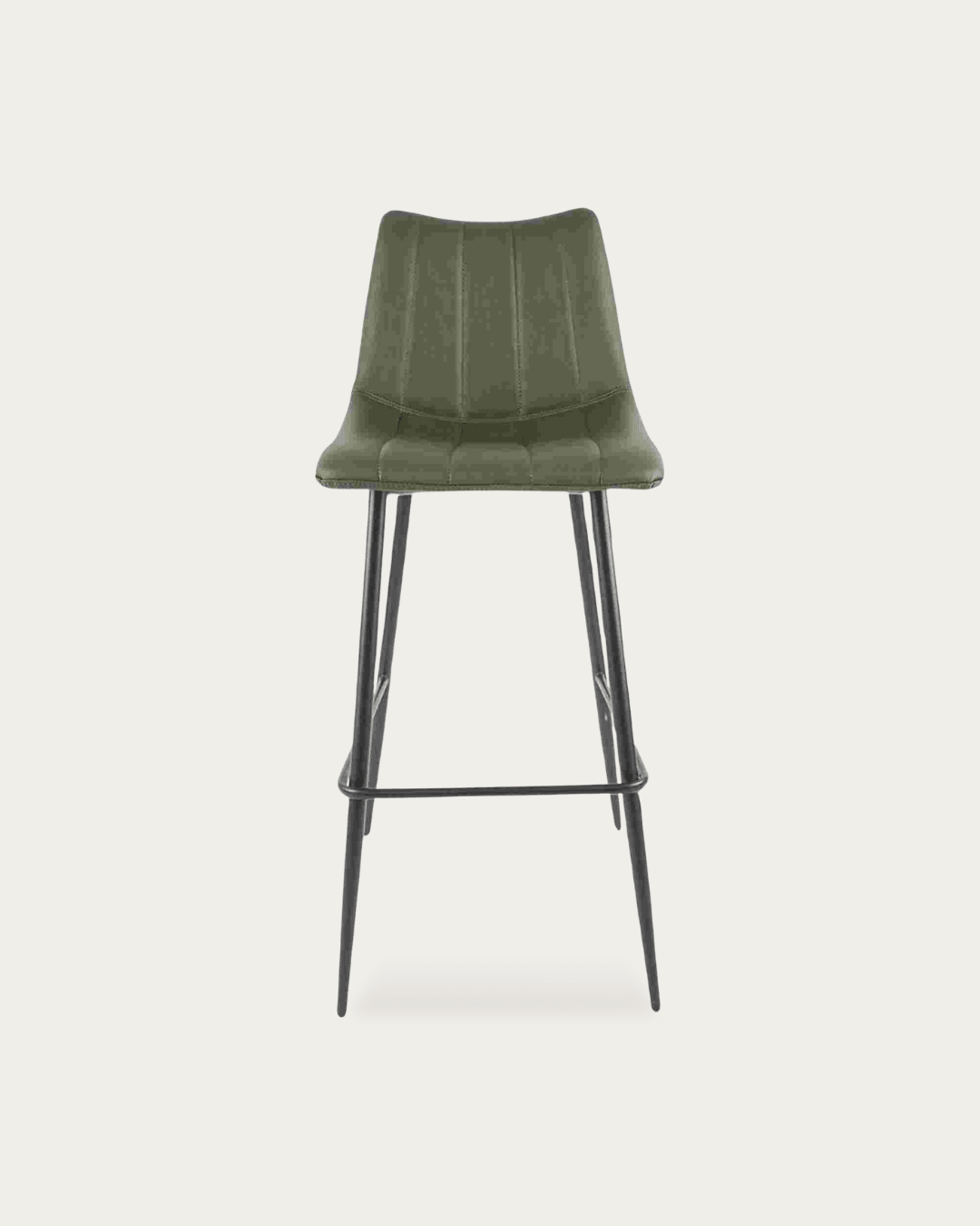 Valdemar Leather Bar Chairs (Set of 2) - Bar Stools - Hello Norden