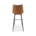 Valdemar Leather Bar Chairs (Set of 2) - Bar Stools - Hello Norden
