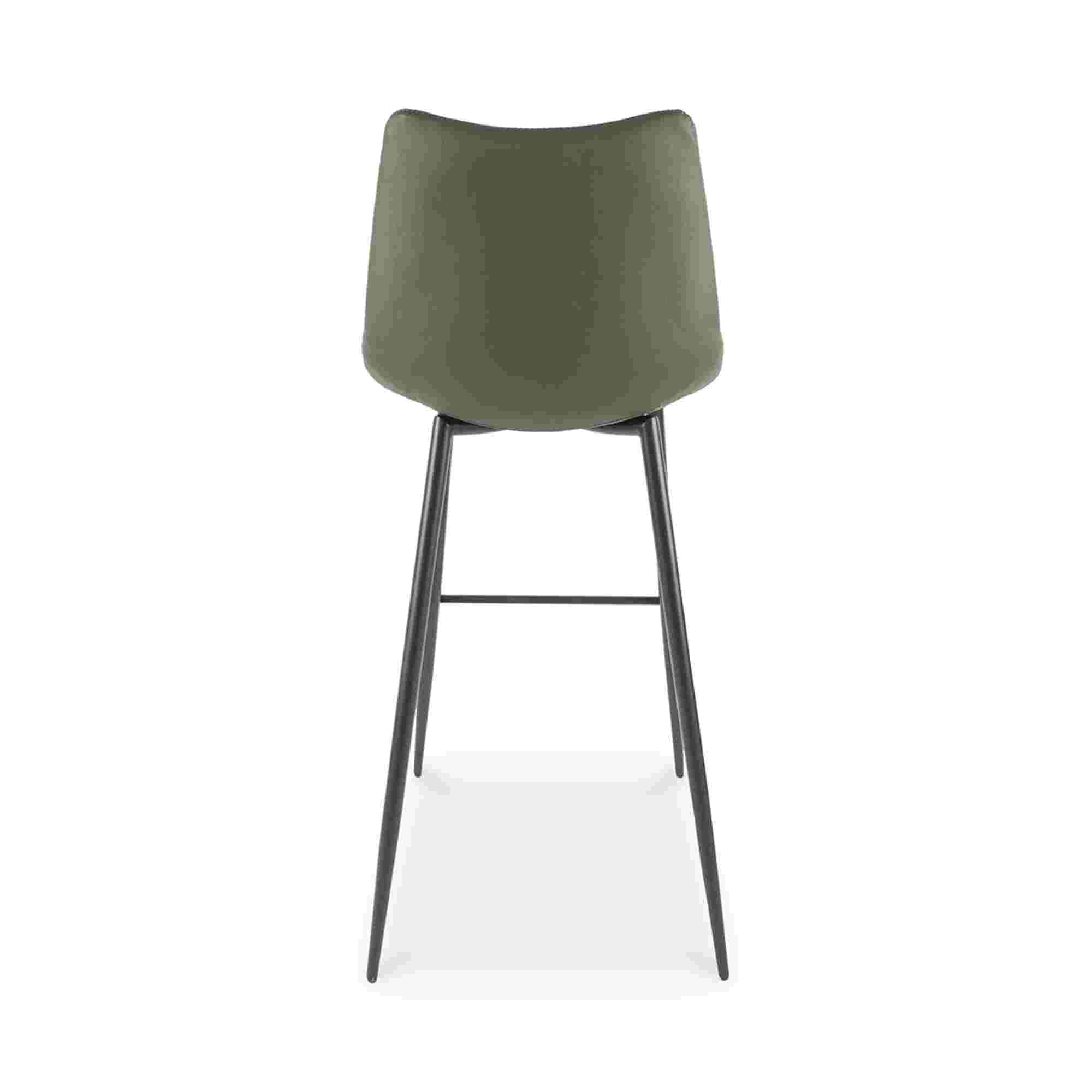 Valdemar Leather Bar Chairs (Set of 2) - Bar Stools - Hello Norden