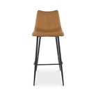 Valdemar Leather Bar Chairs (Set of 2) - Bar Stools - Hello Norden