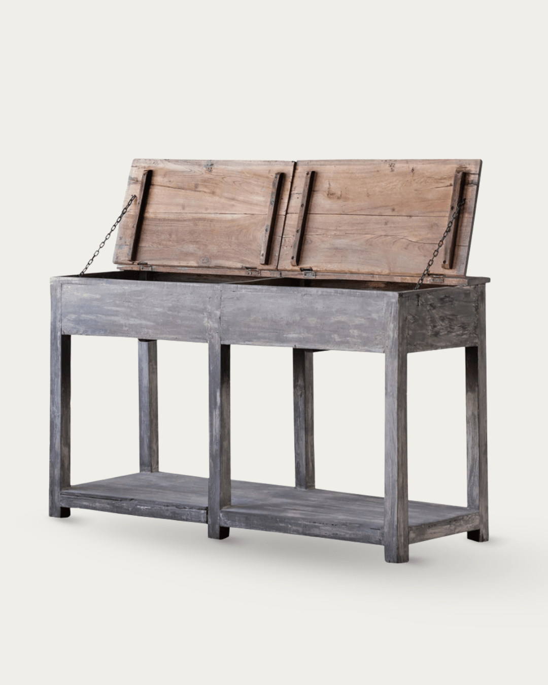 Vara Vintage Wood Console Table - Consoles - Hello Norden