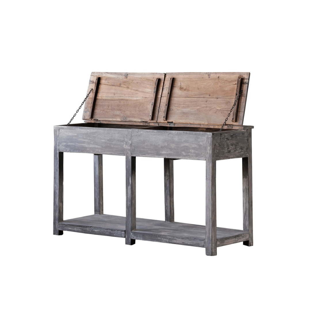 Vara Vintage Wood Console Table - Consoles - Hello Norden