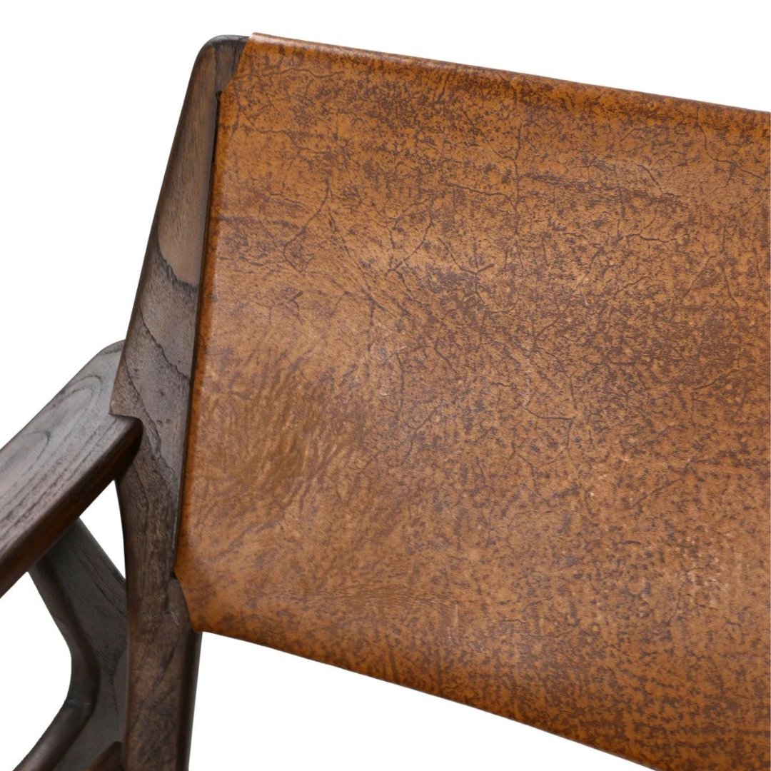 Vendela Leather Accent Chair - Arm Chairs - Hello Norden