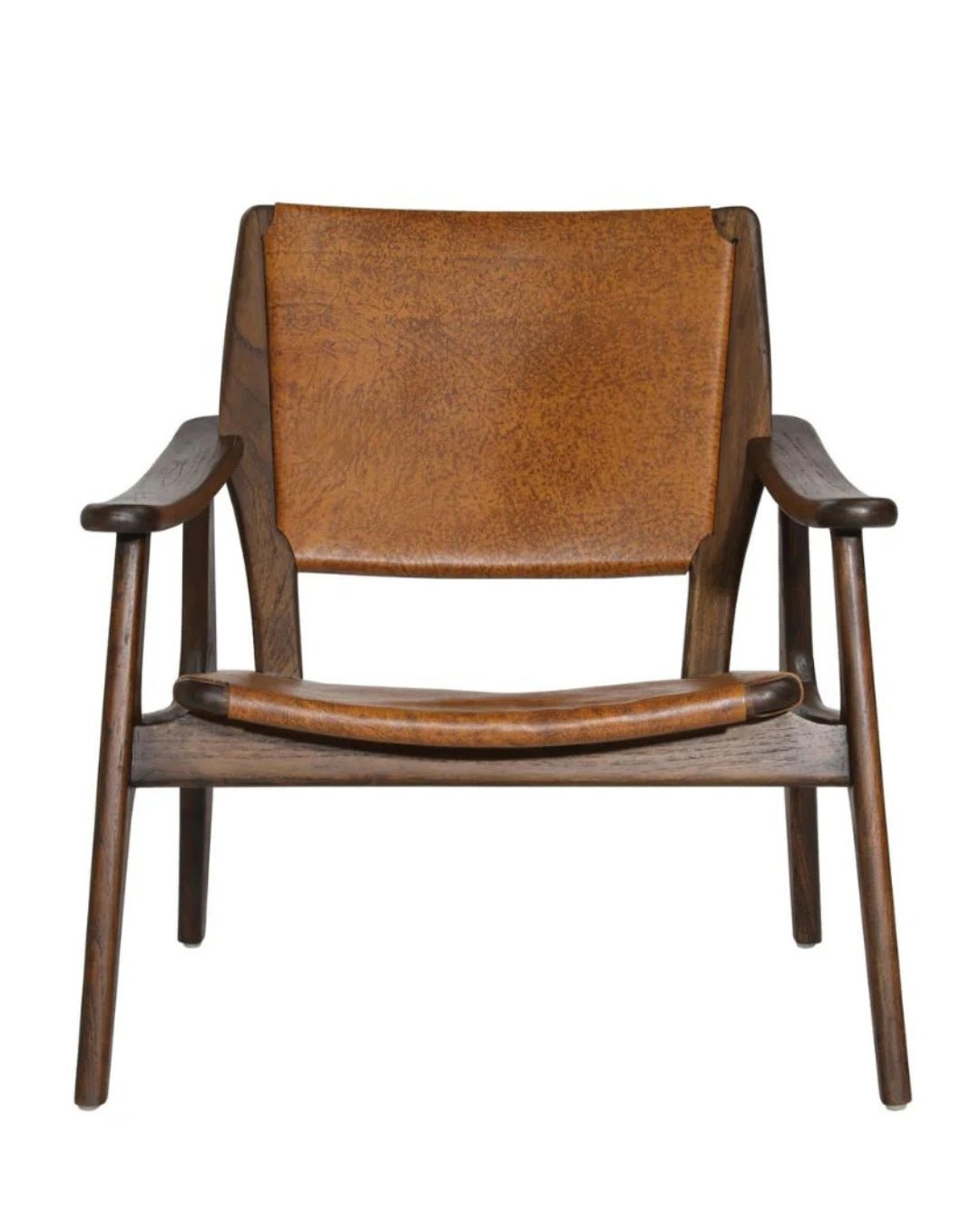 Vendela Leather Accent Chair - Arm Chairs - Hello Norden