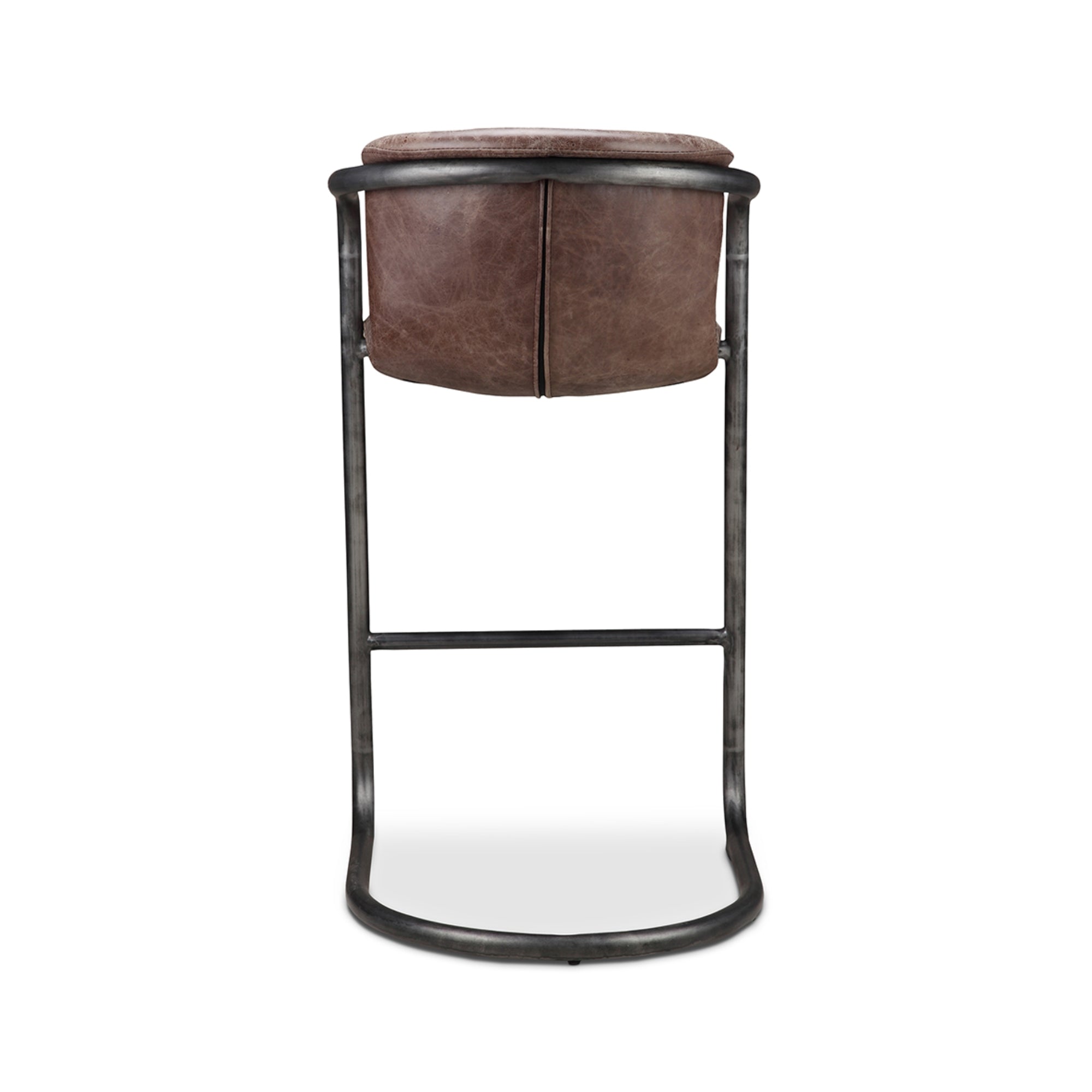 Victor Leather Bar Chair (Set of 2) - Bar Stools - Hello Norden