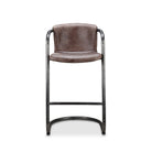 Victor Leather Bar Chair (Set of 2) - Bar Stools - Hello Norden