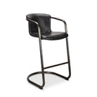 Victor Leather Bar Chair (Set of 2) - Bar Stools - Hello Norden