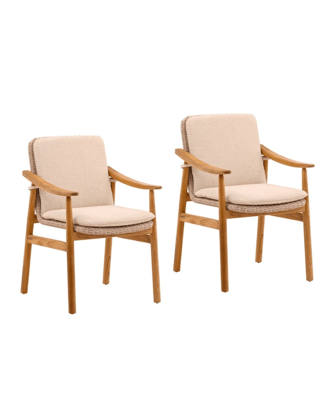 Vilia Outdoor Dining Chair (Set of 2) - Dining Chairs - Hello Norden