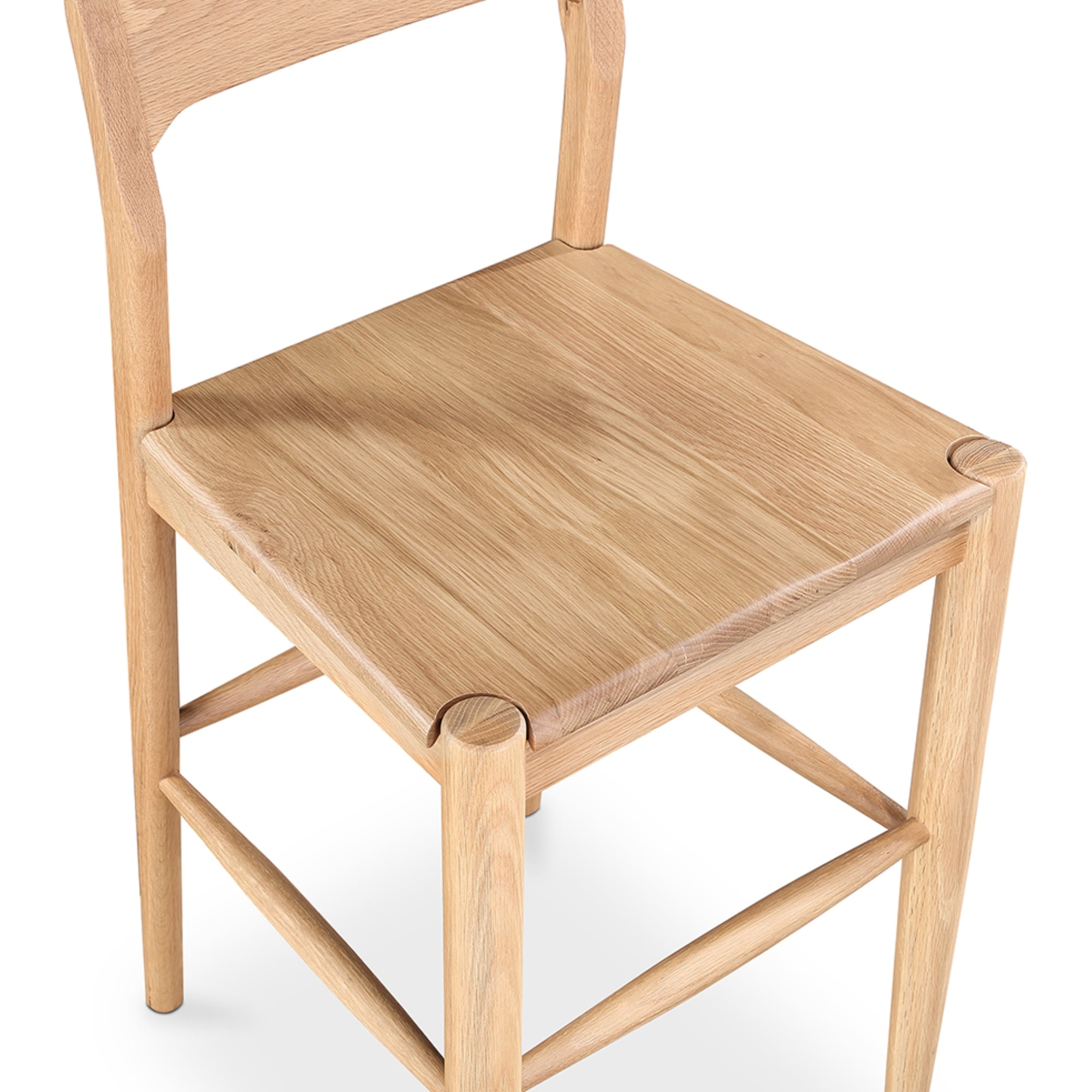 Villads Oak Bar Chair - Bar Stools - Hello Norden