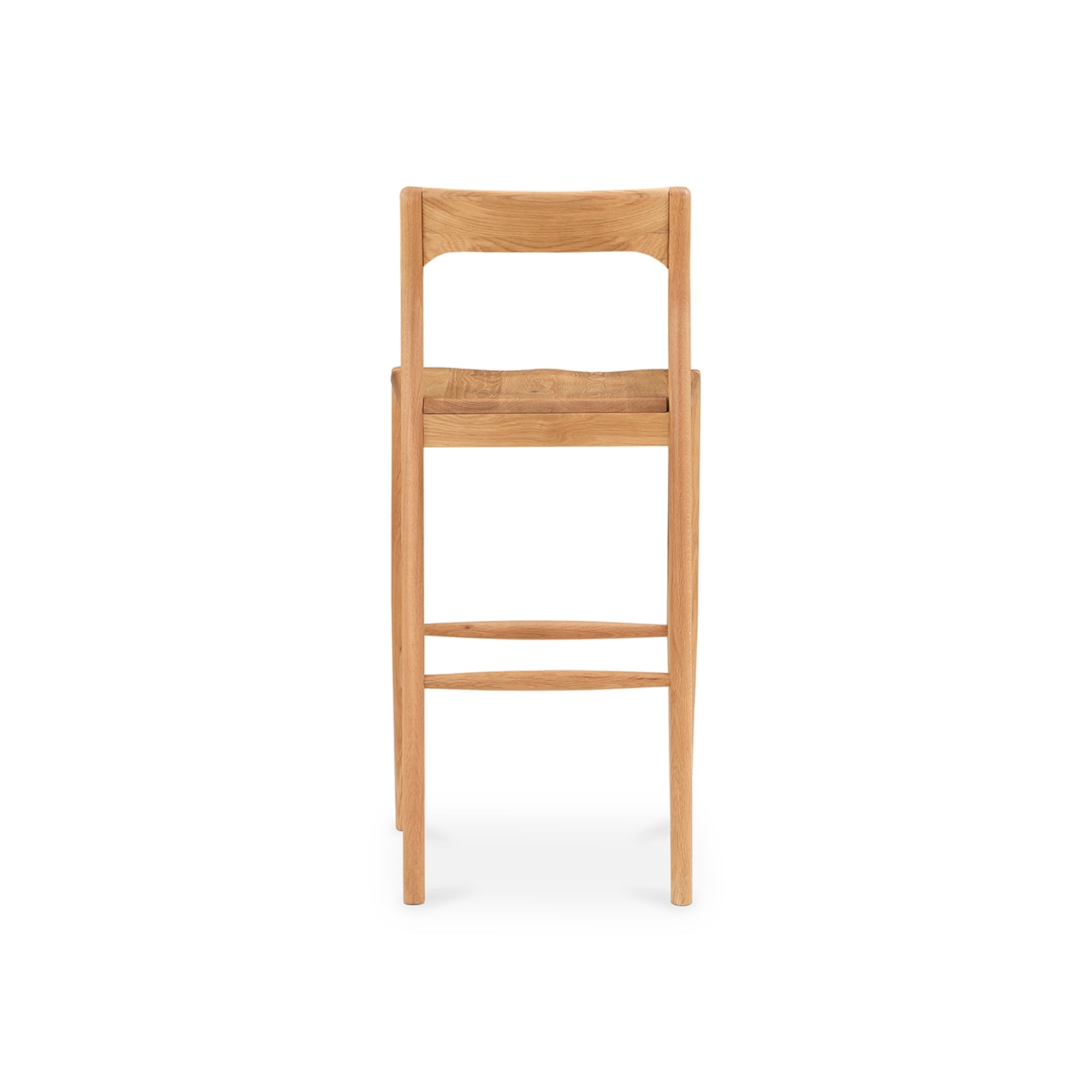 Villads Oak Bar Chair - Bar Stools - Hello Norden
