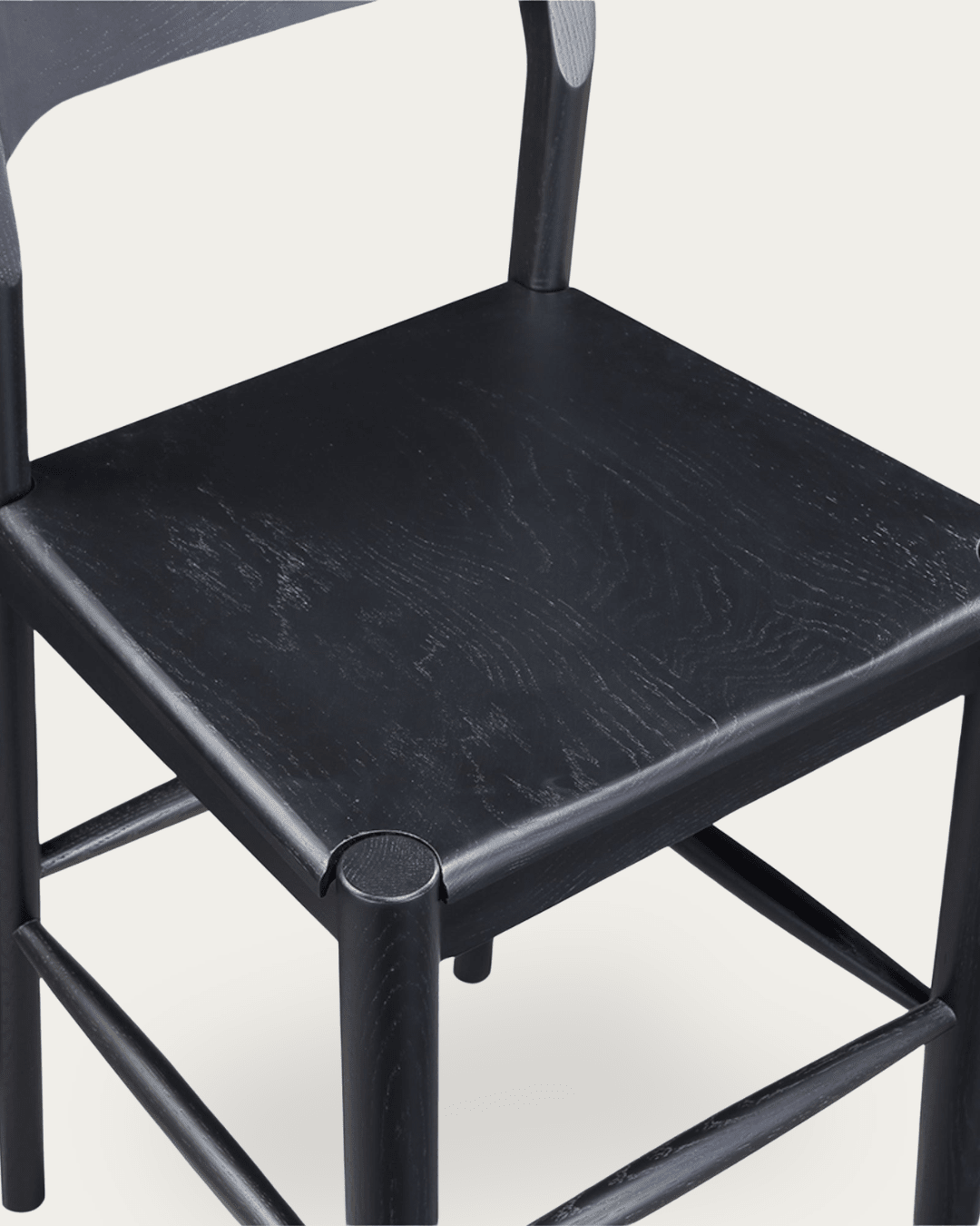 Villads Oak Bar Chair - Bar Stools - Hello Norden