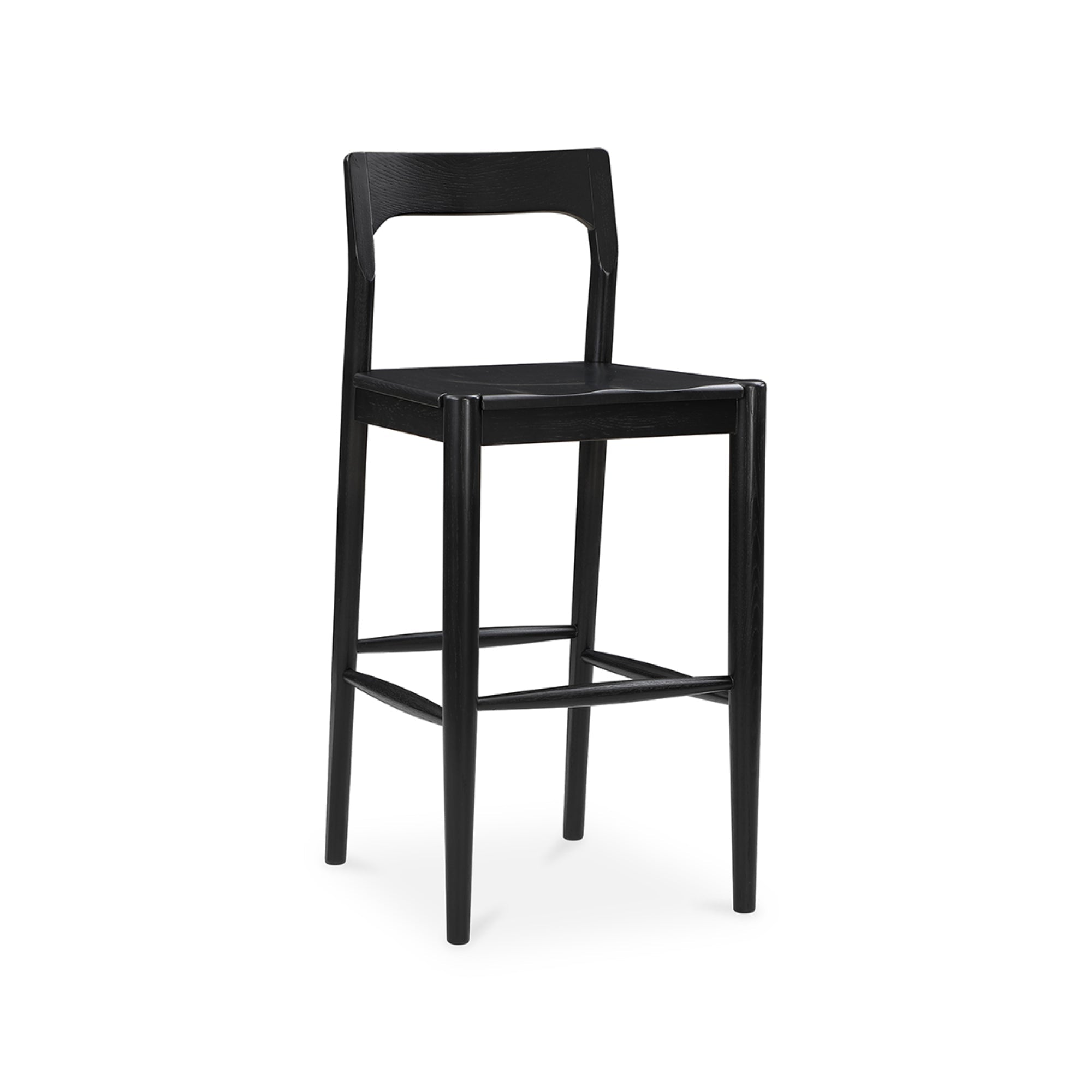 Villads Oak Bar Chair - Bar Stools - Hello Norden