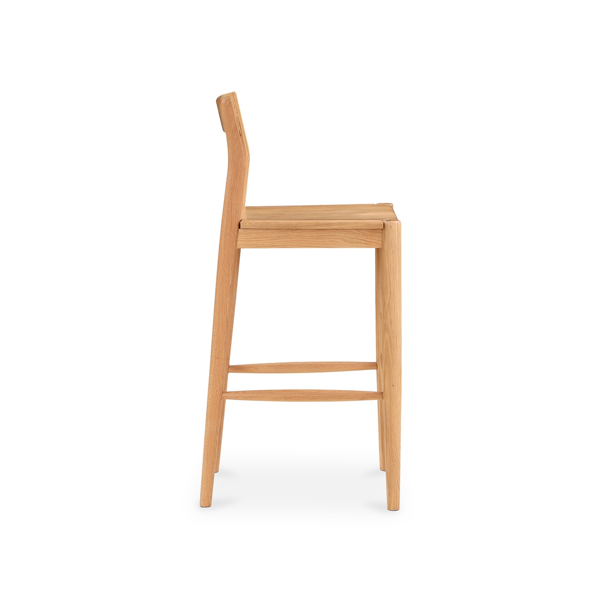 Villads Oak Bar Chair - Bar Stools - Hello Norden