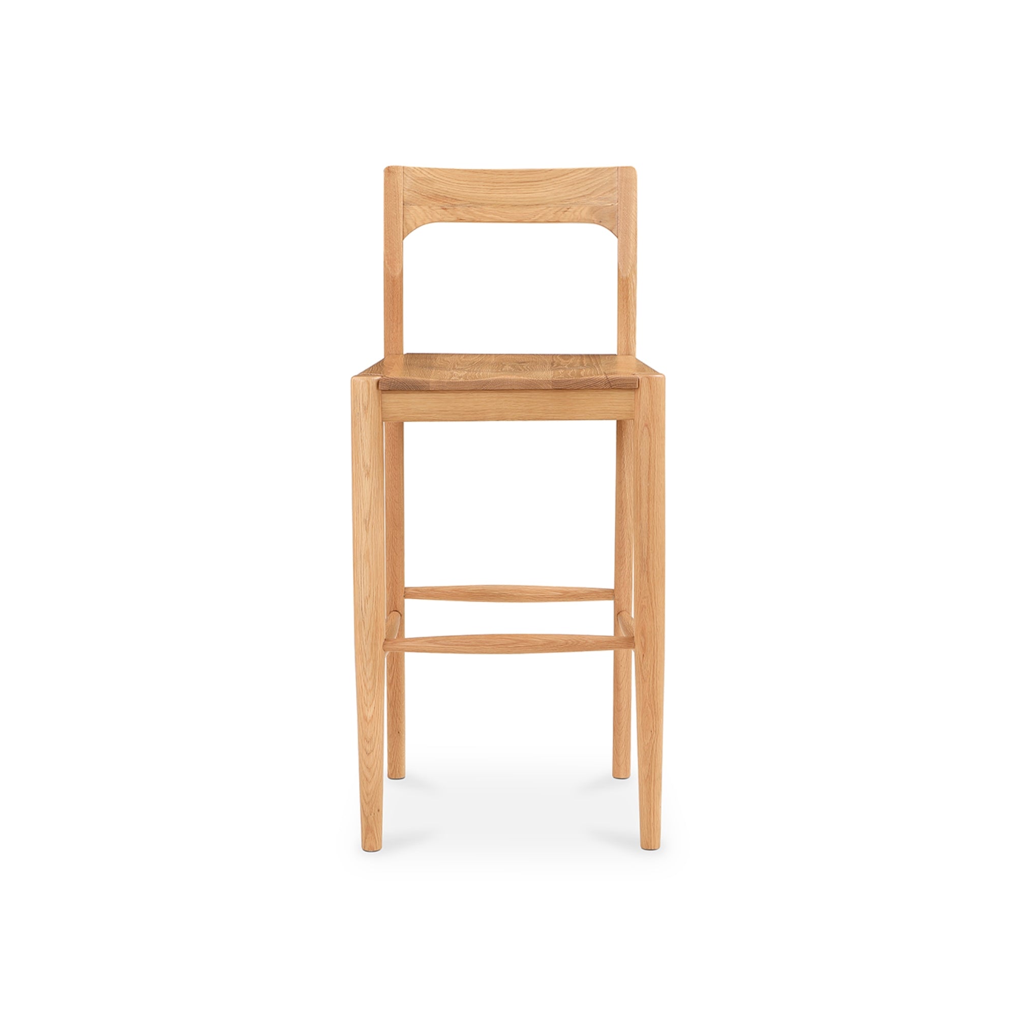 Villads Oak Bar Chair - Bar Stools - Hello Norden