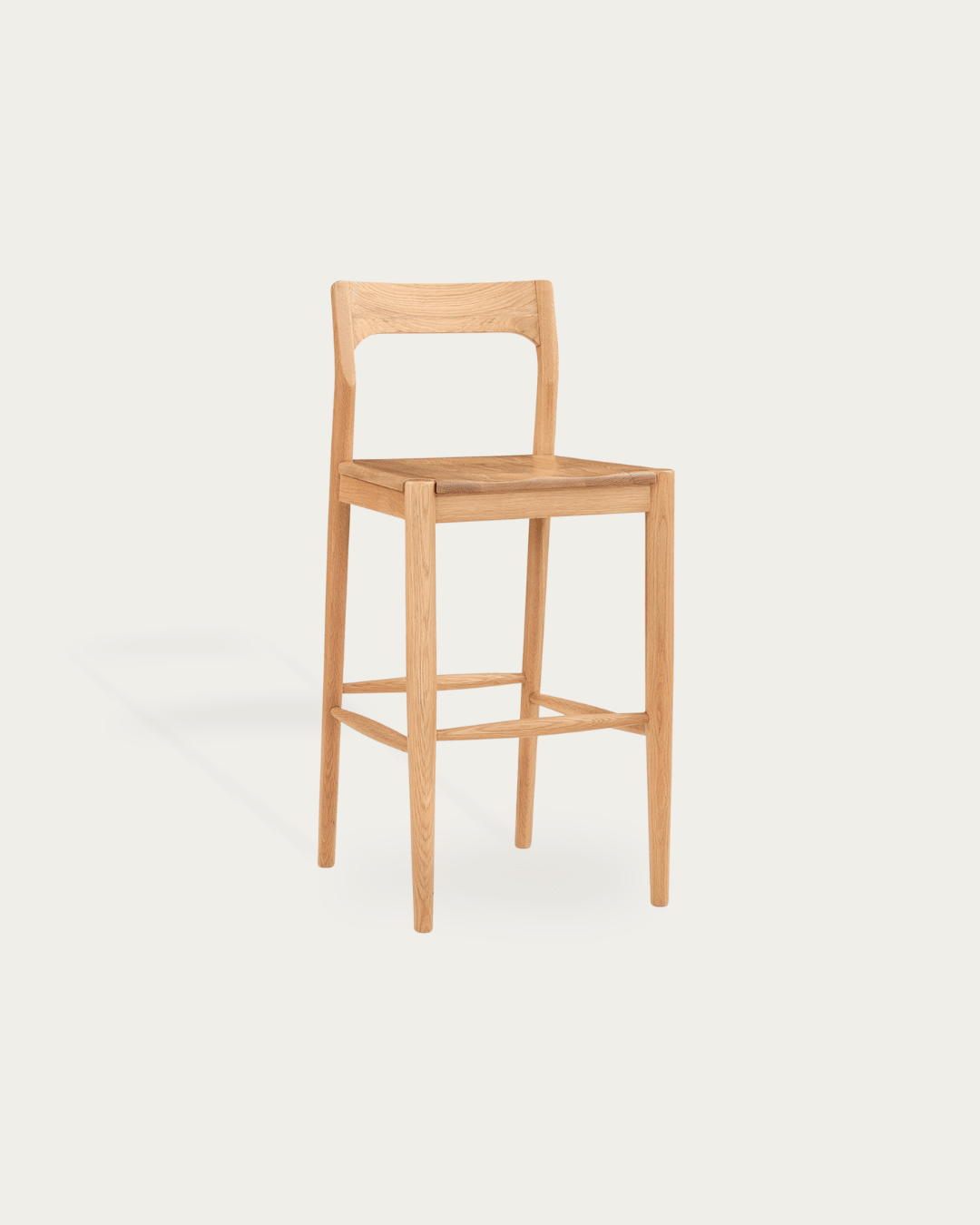 Villads Oak Bar Chair - Bar Stools - Hello Norden