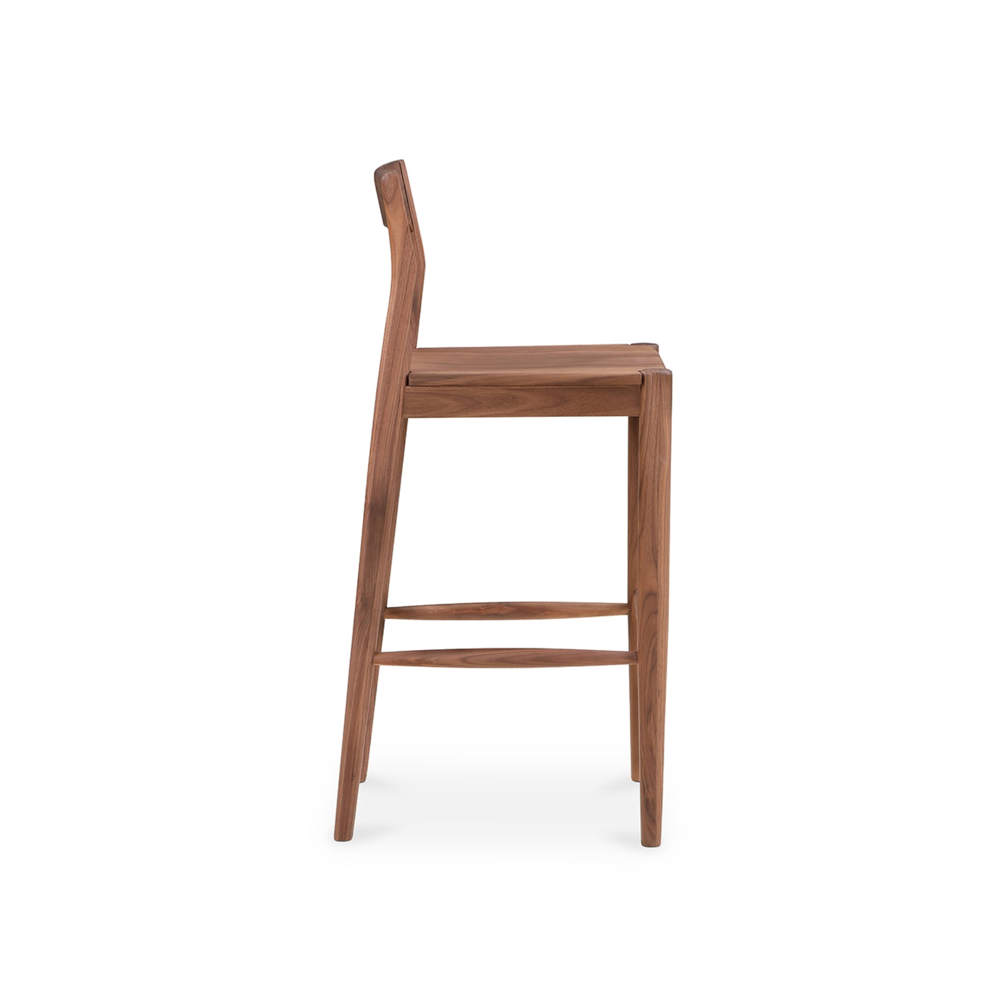 Villads Walnut Bar Chair - Bar Stools - Hello Norden
