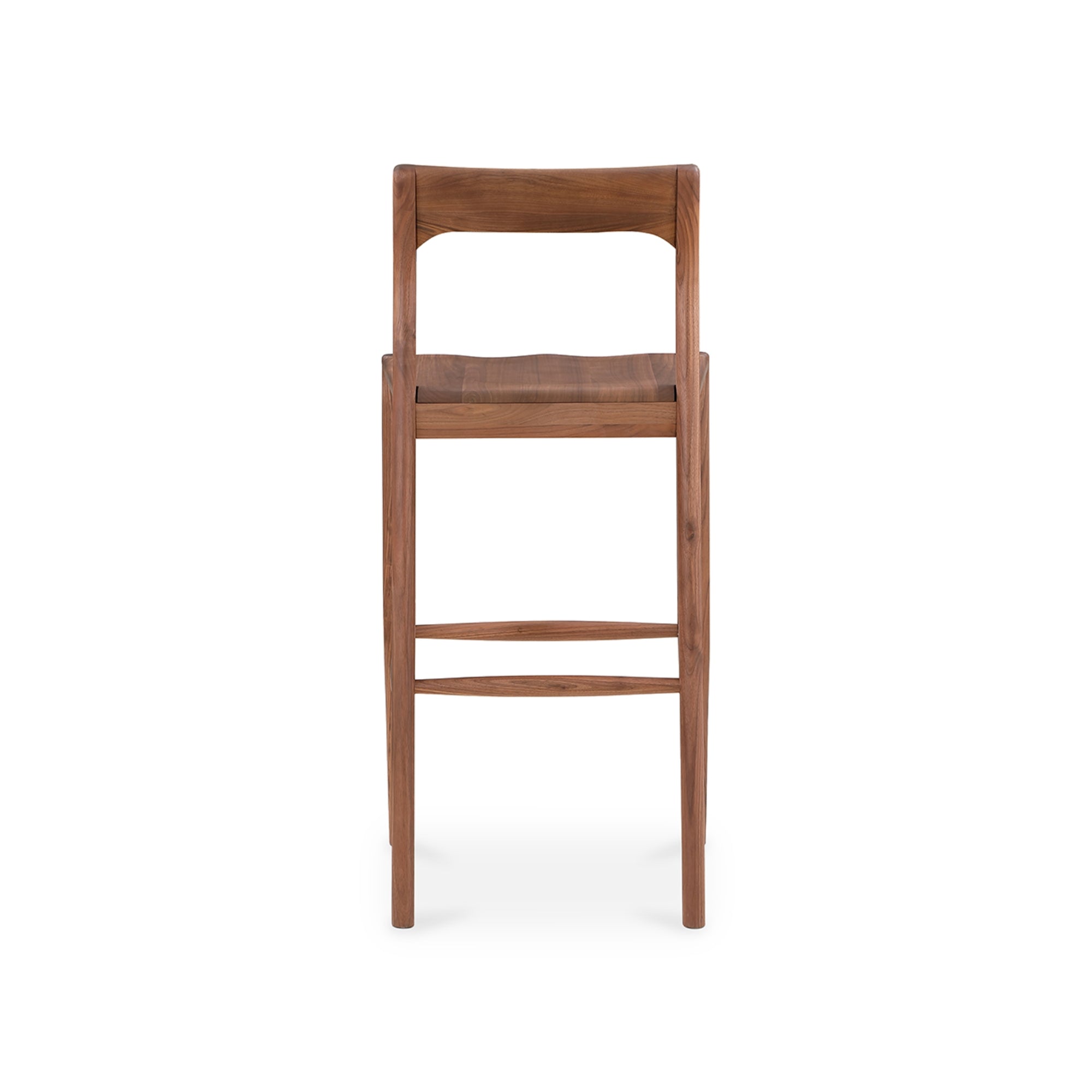 Villads Walnut Bar Chair - Bar Stools - Hello Norden