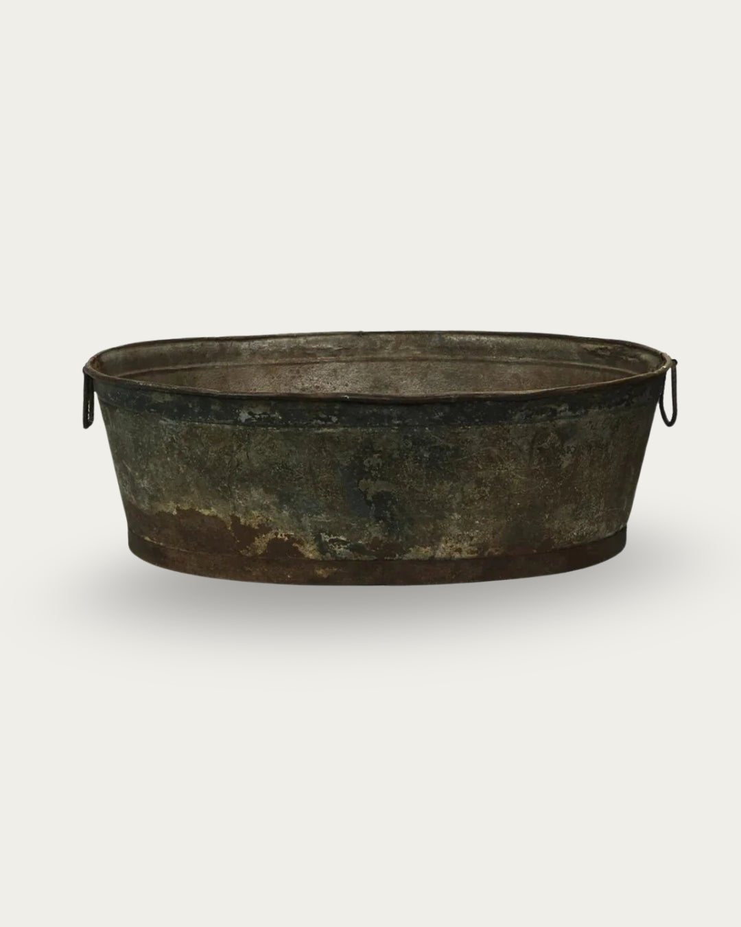 Rikke Vintage Zinc Basin - Planters & Pots - Hello Norden
