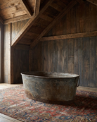 Rikke Vintage Zinc Basin - Planters & Pots - Hello Norden