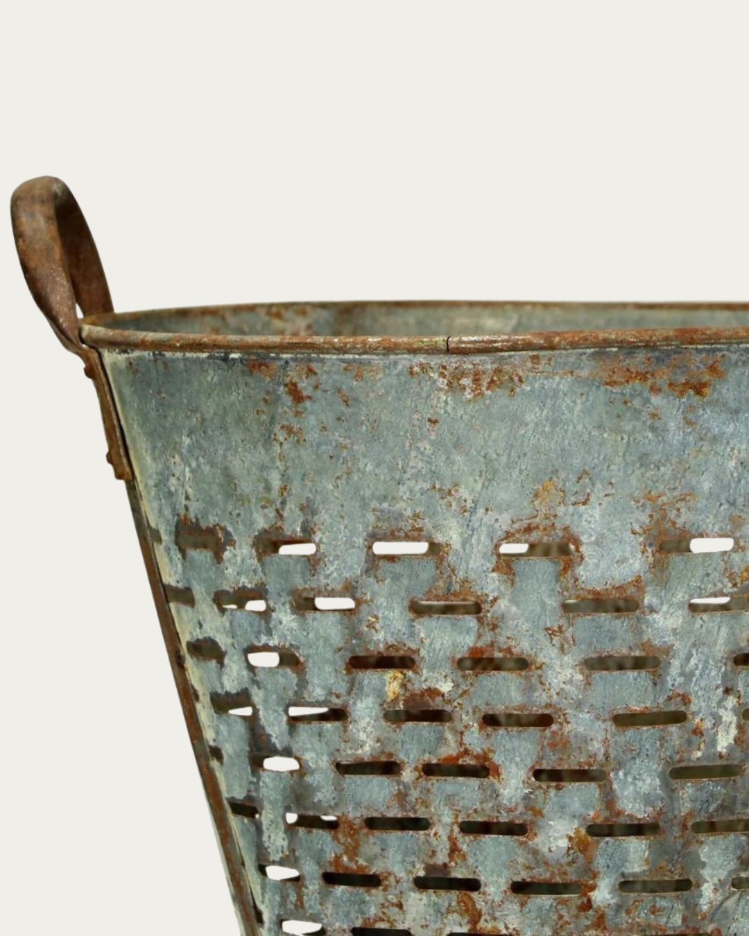 Vintage Metal Mesh Harvest Bucket - Planters & Pots - Hello Norden