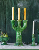 Vintage Tamegroute Candlestick Holder - Candle Holders - Hello Norden