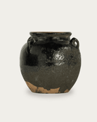 Skadi Vintage Glazed Handle Pot - Planters & Pots - Hello Norden