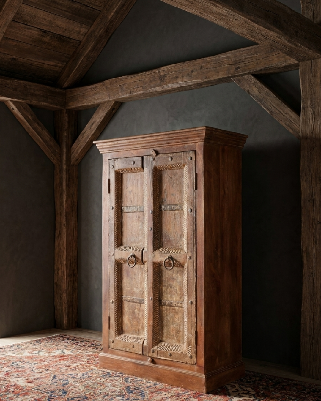 Agnes Wood Cabinet - Vintage Furniture - Hello Norden
