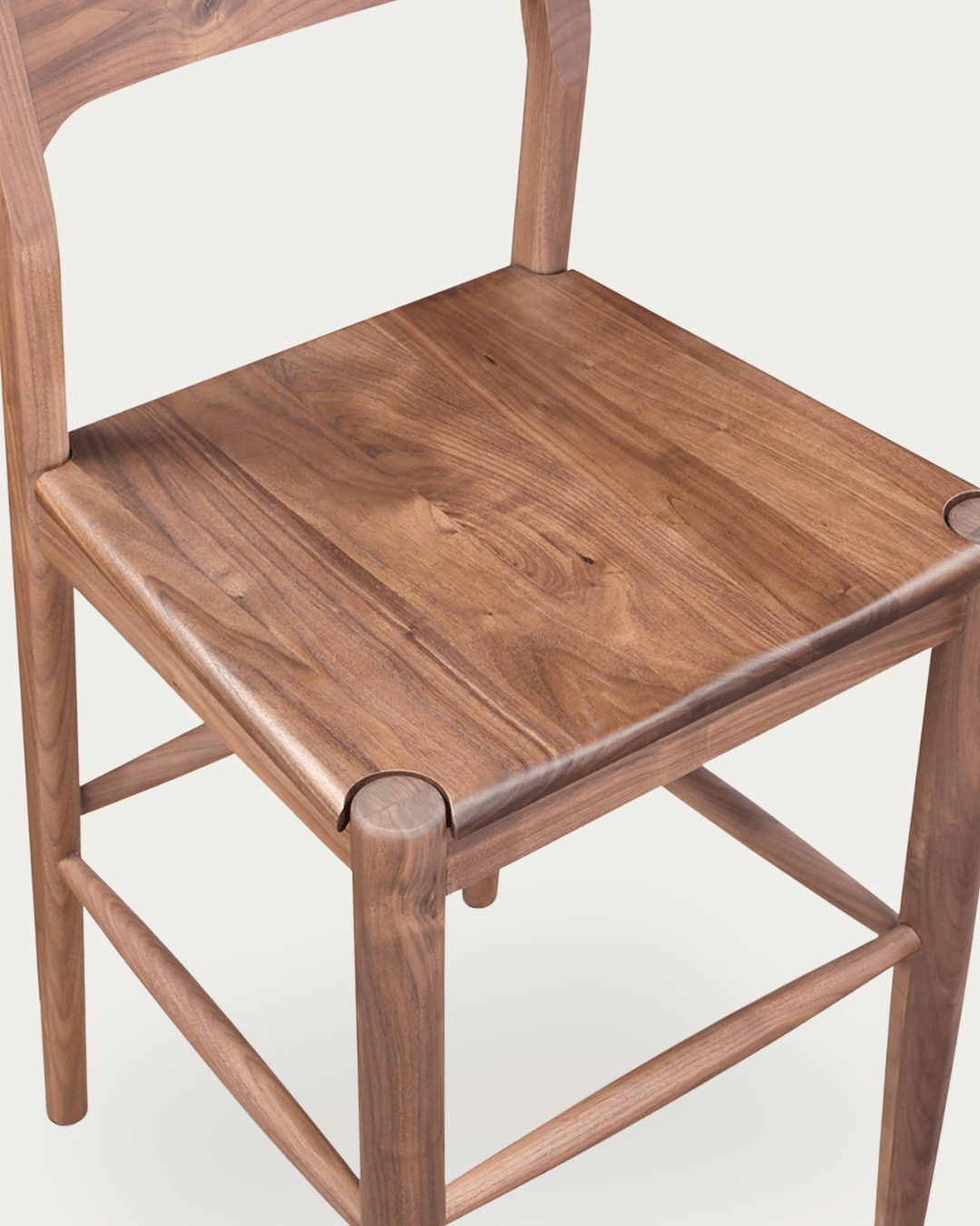 Villads Walnut Bar Stool - Bar & Counter Stools - Hello Norden