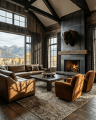 wilhelm custom leather sectional living room furniture Hello Norden