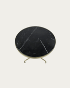 Wilma Black Stone and Brass Table - Tables - Hello Norden