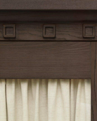 living room furniture modern mountain frame and door frame: solid ash cabinet Hello Norden - Olav Tall Cabinet Dark, detail view