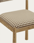 dining room furniture modern mountain upholstery: 92% polyester 6% rayon 2% linen dining chair Hello Norden - Sivert Dining Chair, detail view