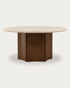 dining room furniture modern mountain oak wood dining table Hello Norden - Torvald Round Dining Table