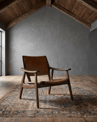 Vendela Leather Accent Chair - Lounge Chairs - Hello Norden
