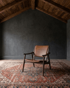 Vendela Leather Accent Chair - Lounge Chairs - Hello Norden