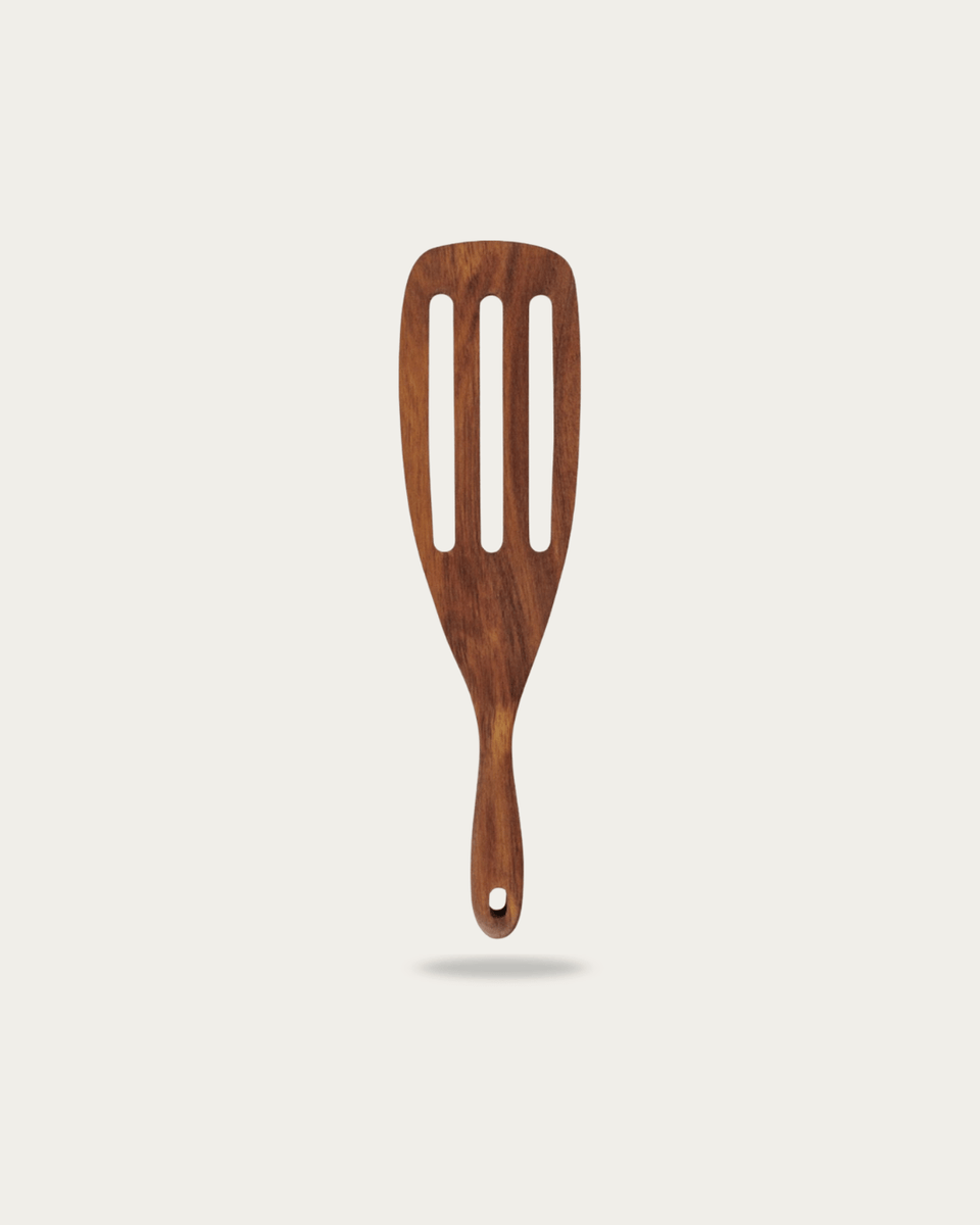 Wood Slotted Spatula