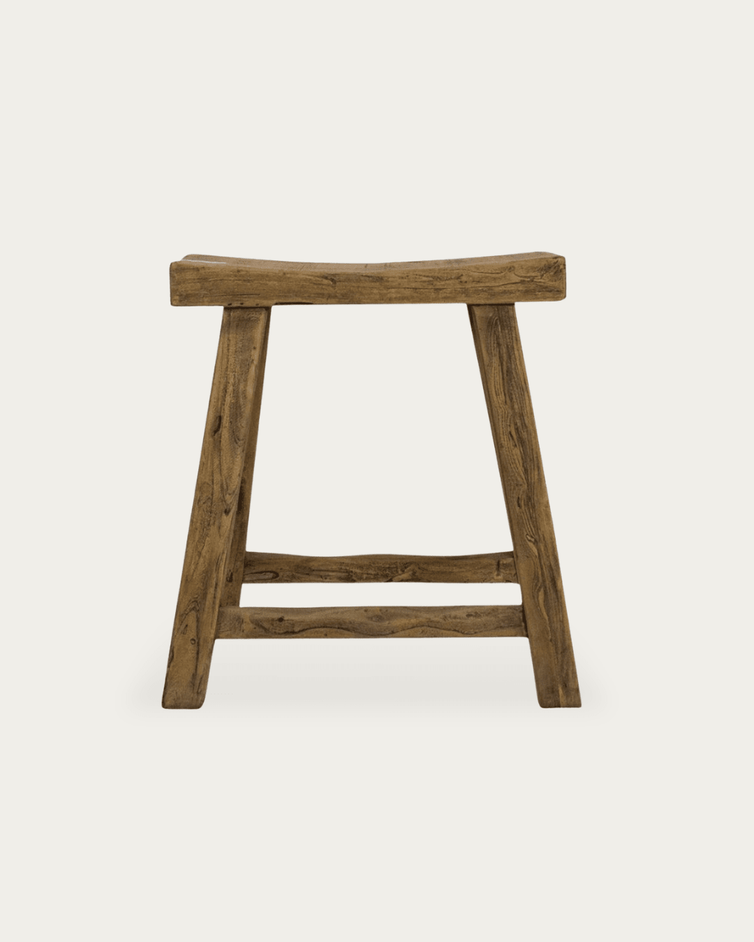 Karmina Reclaimed Wood Stool - Stools & Benches - Hello Norden