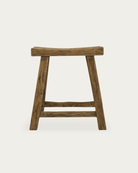 Karmina Reclaimed Wood Stool - Stools & Benches - Hello Norden