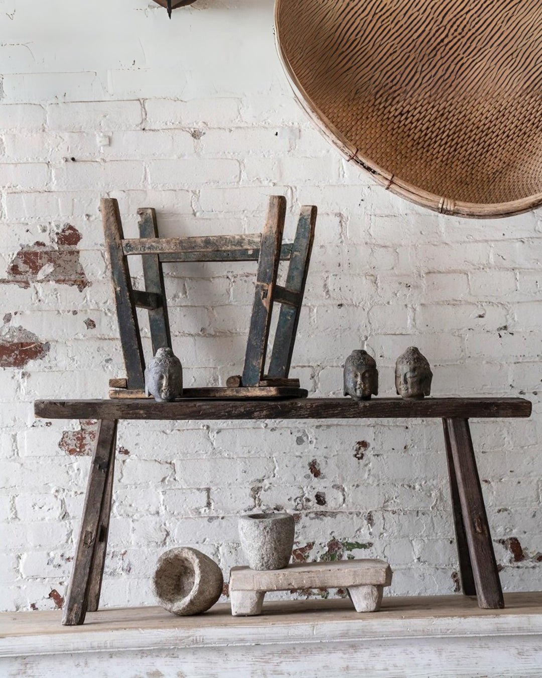 Vintage Village Bench - Stools & Benches - Hello Norden