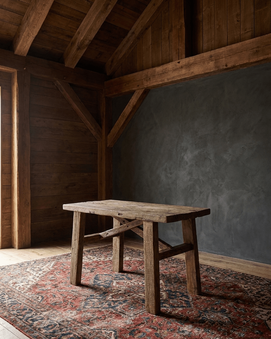 Lenard Workshop Side Table - Vintage Furniture - Hello Norden