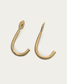 Zelda Brass Wall Hook - Hooks - Hello Norden