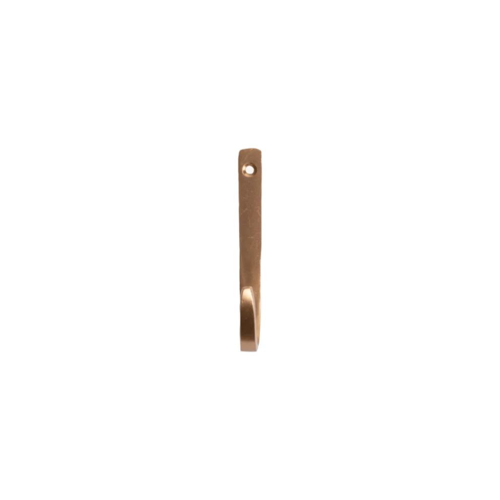 Zelda Brass Wall Hook - Hooks - Hello Norden