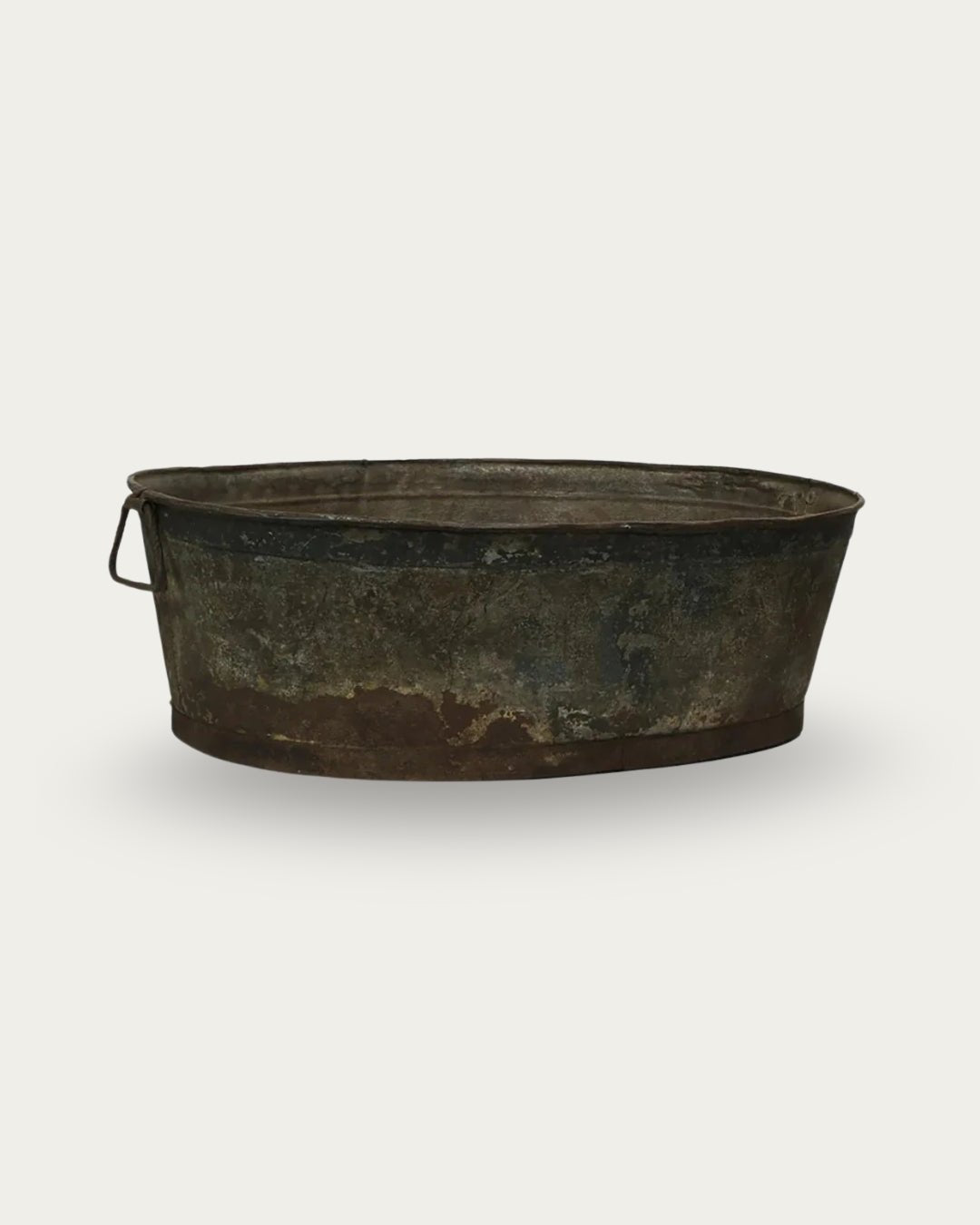 Rikke Vintage Zinc Basin - Planters & Pots - Hello Norden