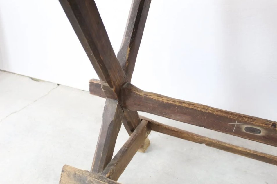 Antique Trestle Table - Counter Height - Tables - Hello Norden