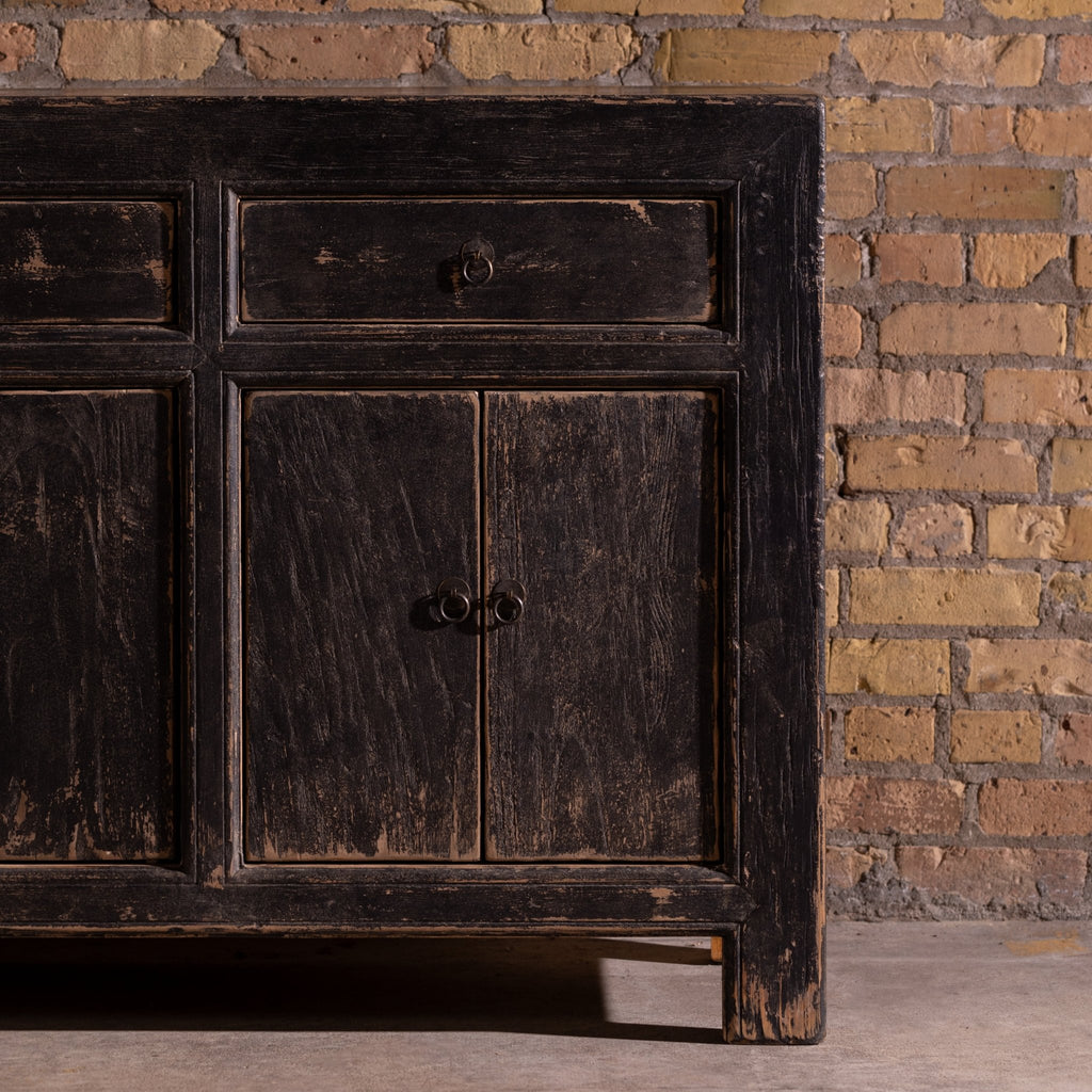 Black Reclaimed Wood Console - Cabinets & Storage - Hello Norden